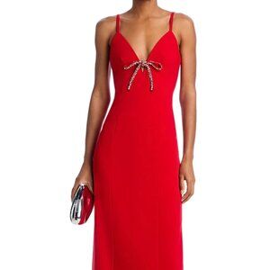 Cinq à Sept Adele Embellished Bow Gown Size 8